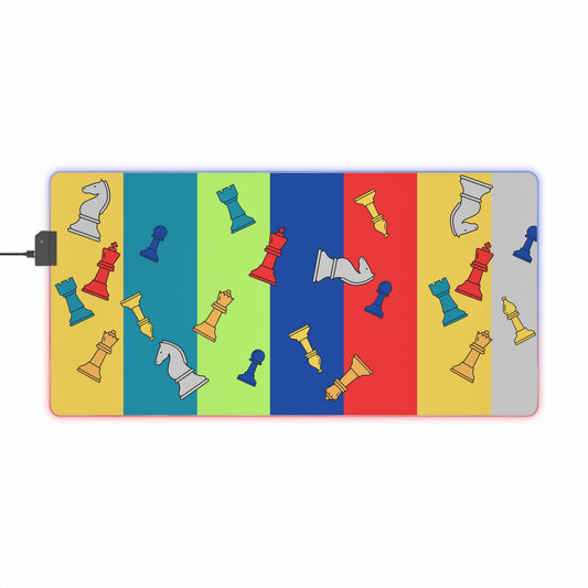Chess Pieces LED Mouse Pad
