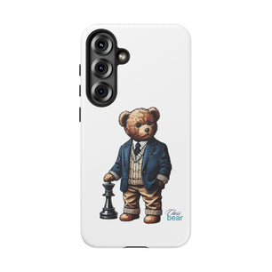 Стилен калъф за телефон Bear Chess - здрави калъфи за любителите на животни