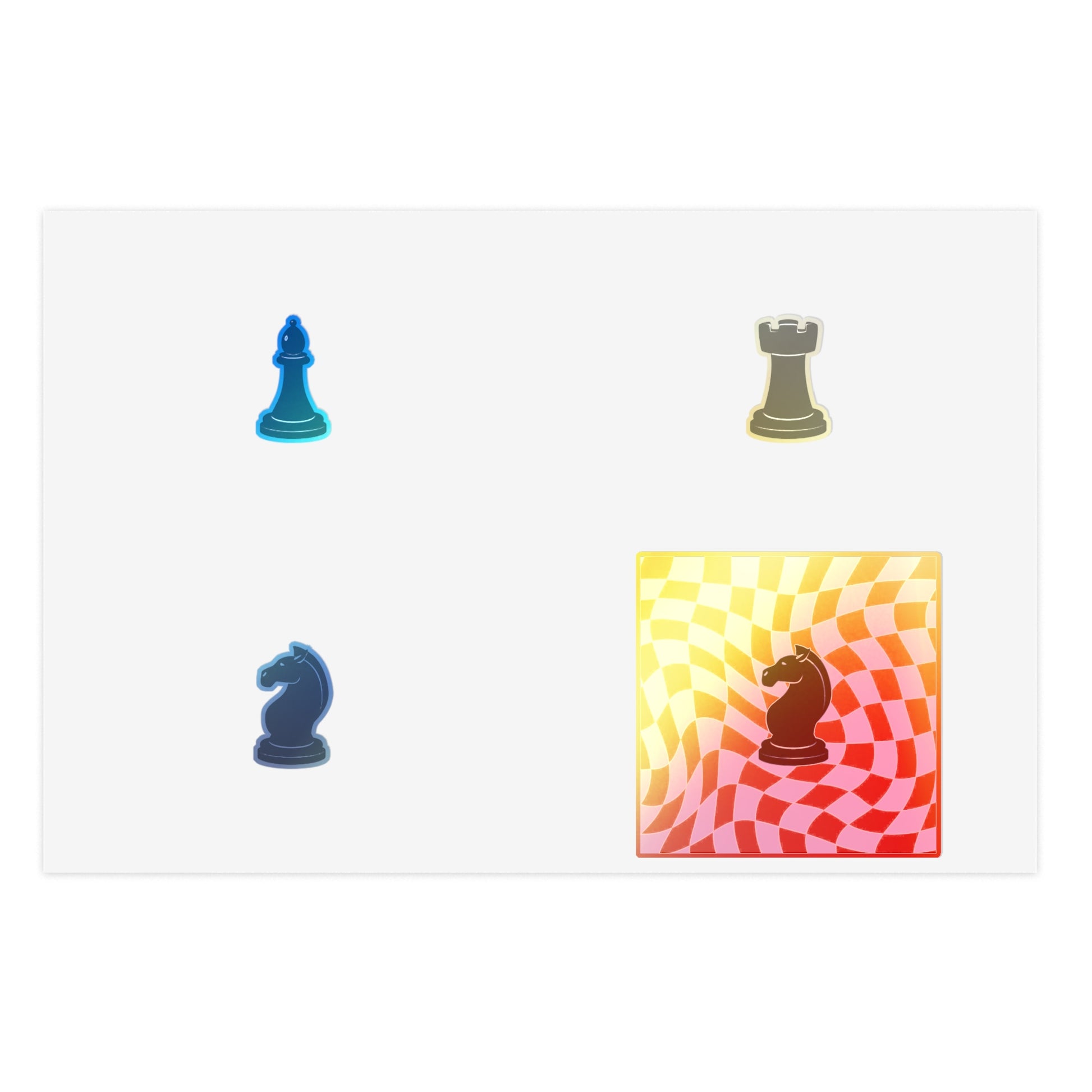Chess-Themed Sticker Sheets for Game Lovers | Fun Office Décor & Gifts