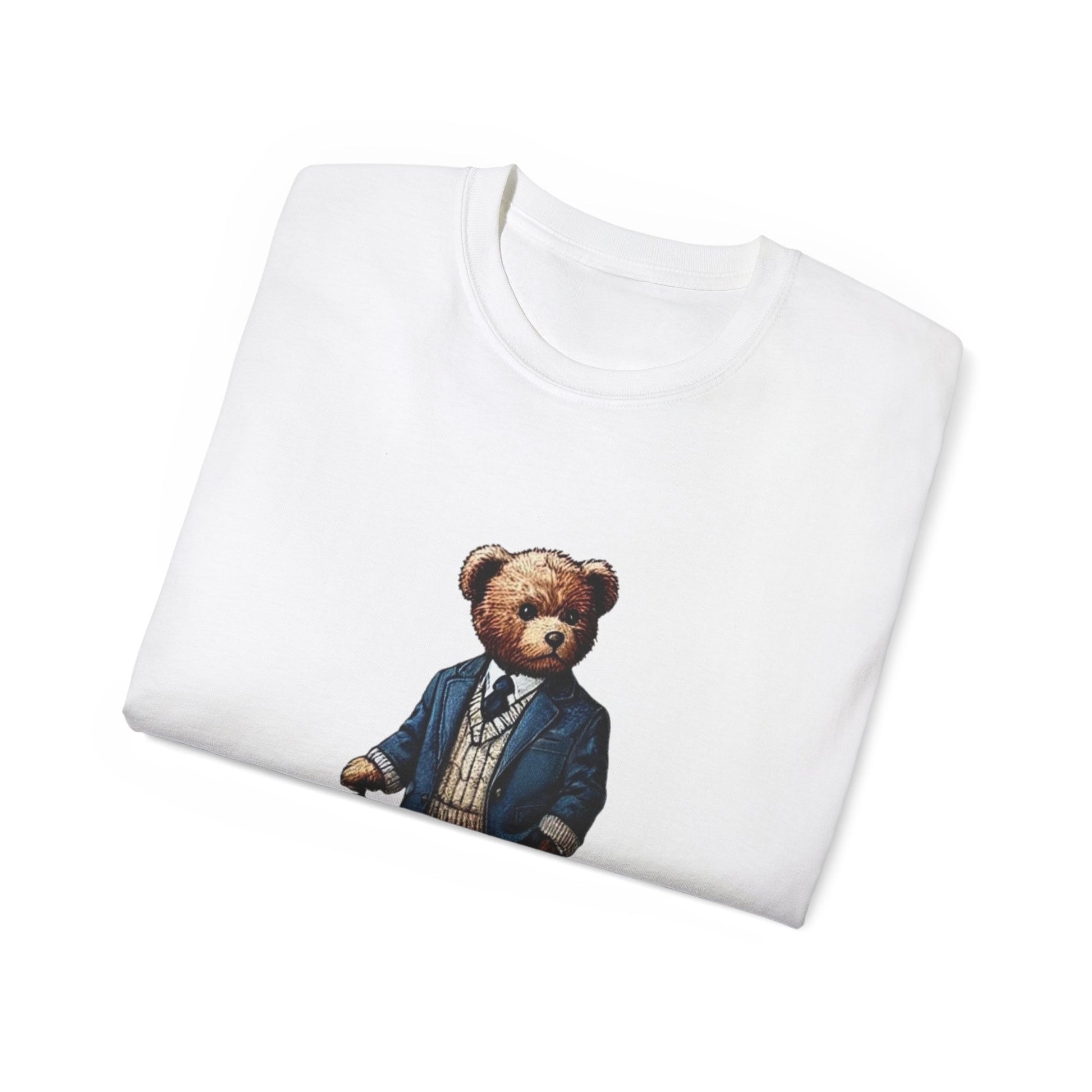 Stylish Bear Chess Graphic Tee - Unisex Ultra Cotton T-Shirt