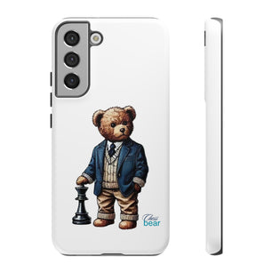 Стилен калъф за телефон Bear Chess - здрави калъфи за любителите на животни
