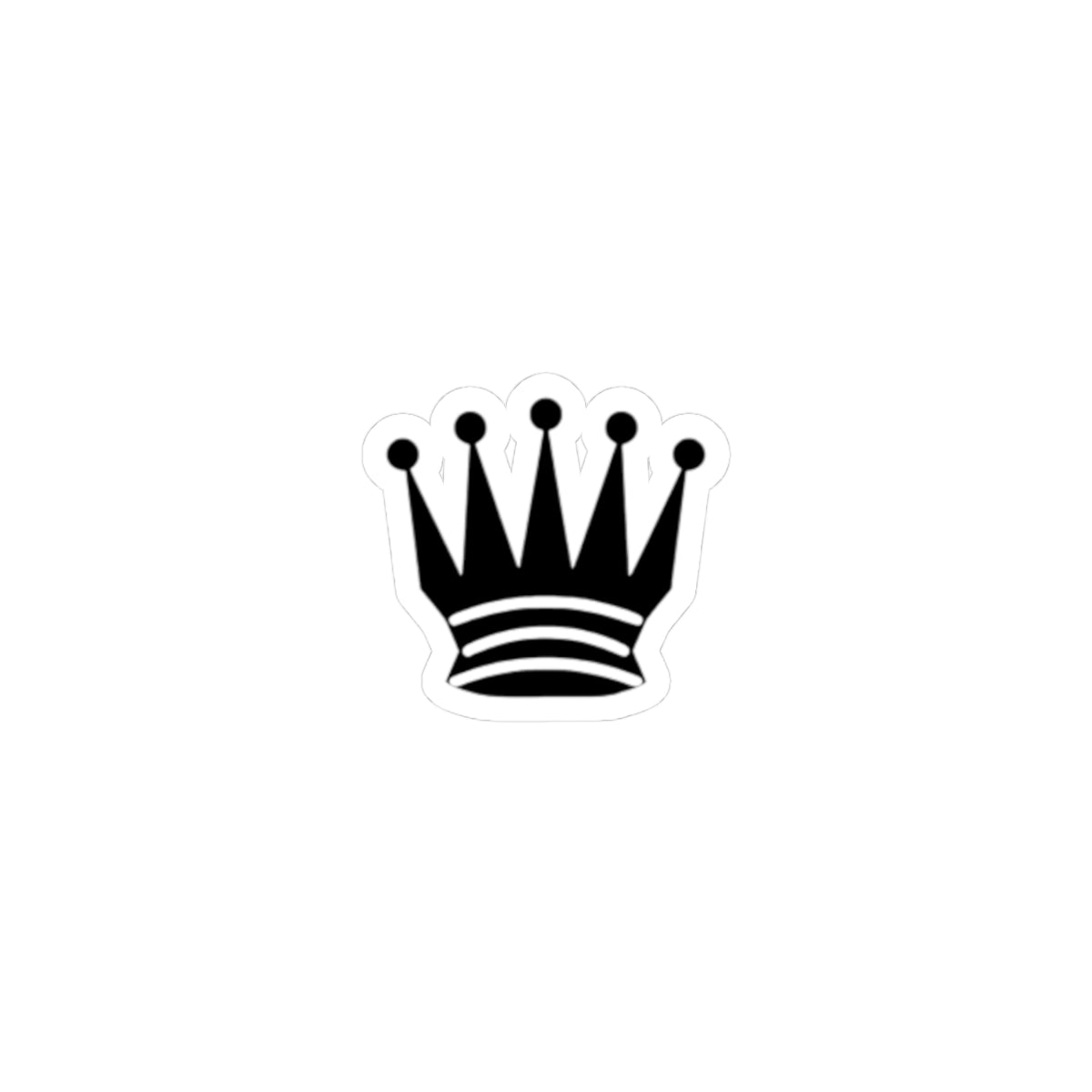 Queen Kiss-Cut Stickers - Stylish Decals for Laptops and More