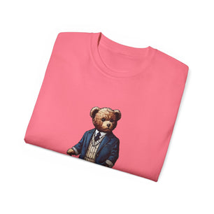 Stylish Bear Chess Graphic Tee - Unisex Ultra Cotton T-Shirt