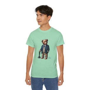 Stylish Bear Chess Graphic Tee - Unisex Ultra Cotton T-Shirt