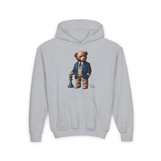 Dapper Bear Youth Hoodie - Стилен и уютен суичър за деца 