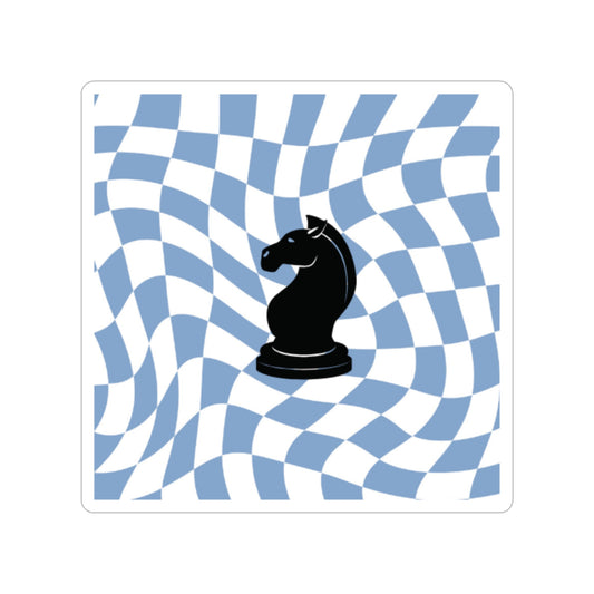 Die-Cut Chess Knight  Sticker - Cool & Unique Design for Gamers