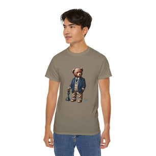 Stylish Bear Chess Graphic Tee - Unisex Ultra Cotton T-Shirt