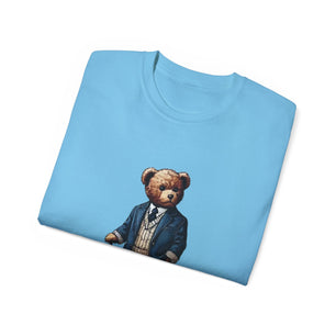 Stylish Bear Chess Graphic Tee - Unisex Ultra Cotton T-Shirt