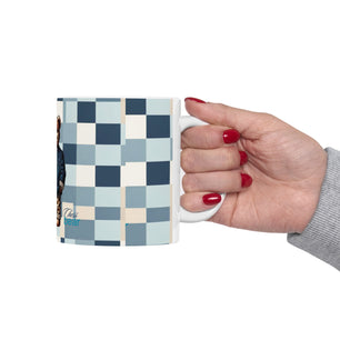 Vintage Chess Bear Ceramic Mug - 11oz & 15oz Sizes
