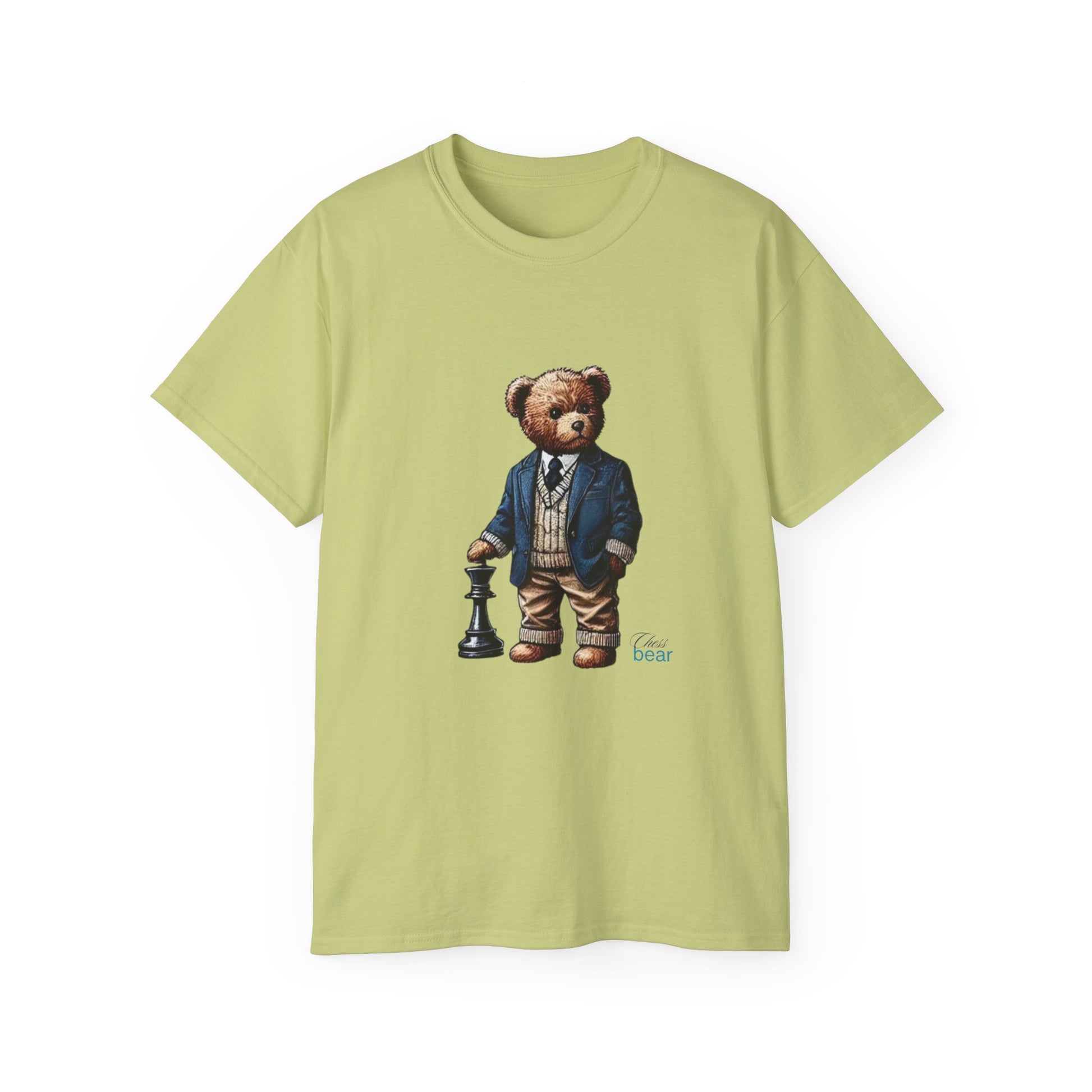Stylish Bear Chess Graphic Tee - Unisex Ultra Cotton T-Shirt