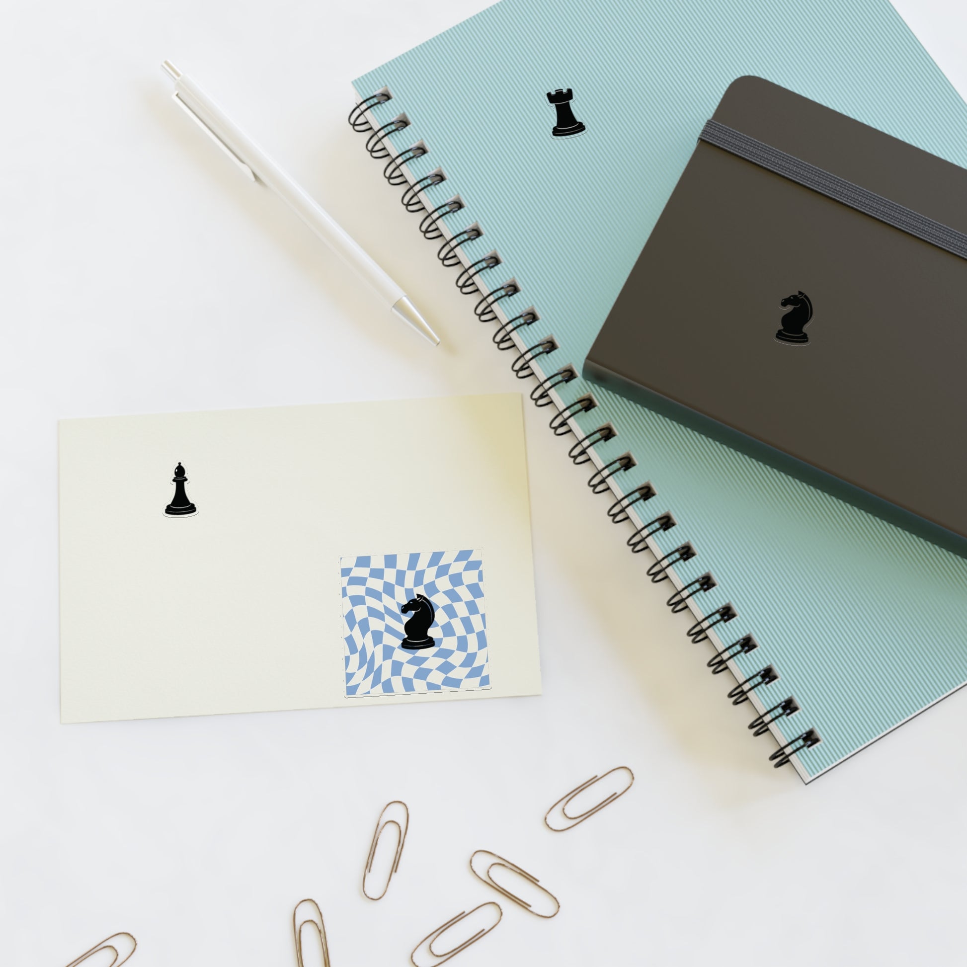 Chess-Themed Sticker Sheets for Game Lovers | Fun Office Décor & Gifts