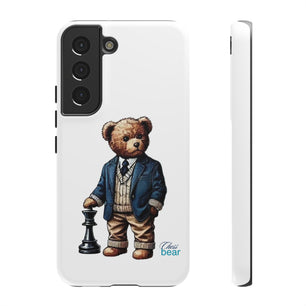 Стилен калъф за телефон Bear Chess - здрави калъфи за любителите на животни