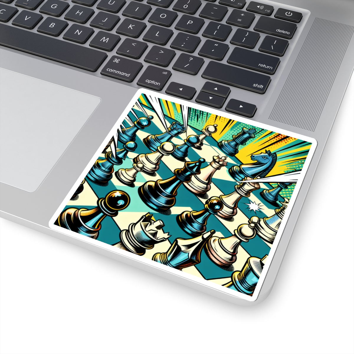 Chess Game Kiss-Cut Stickers – Vibrant Artwork for Gamers & Strategists