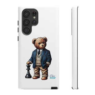 Стилен калъф за телефон Bear Chess - здрави калъфи за любителите на животни