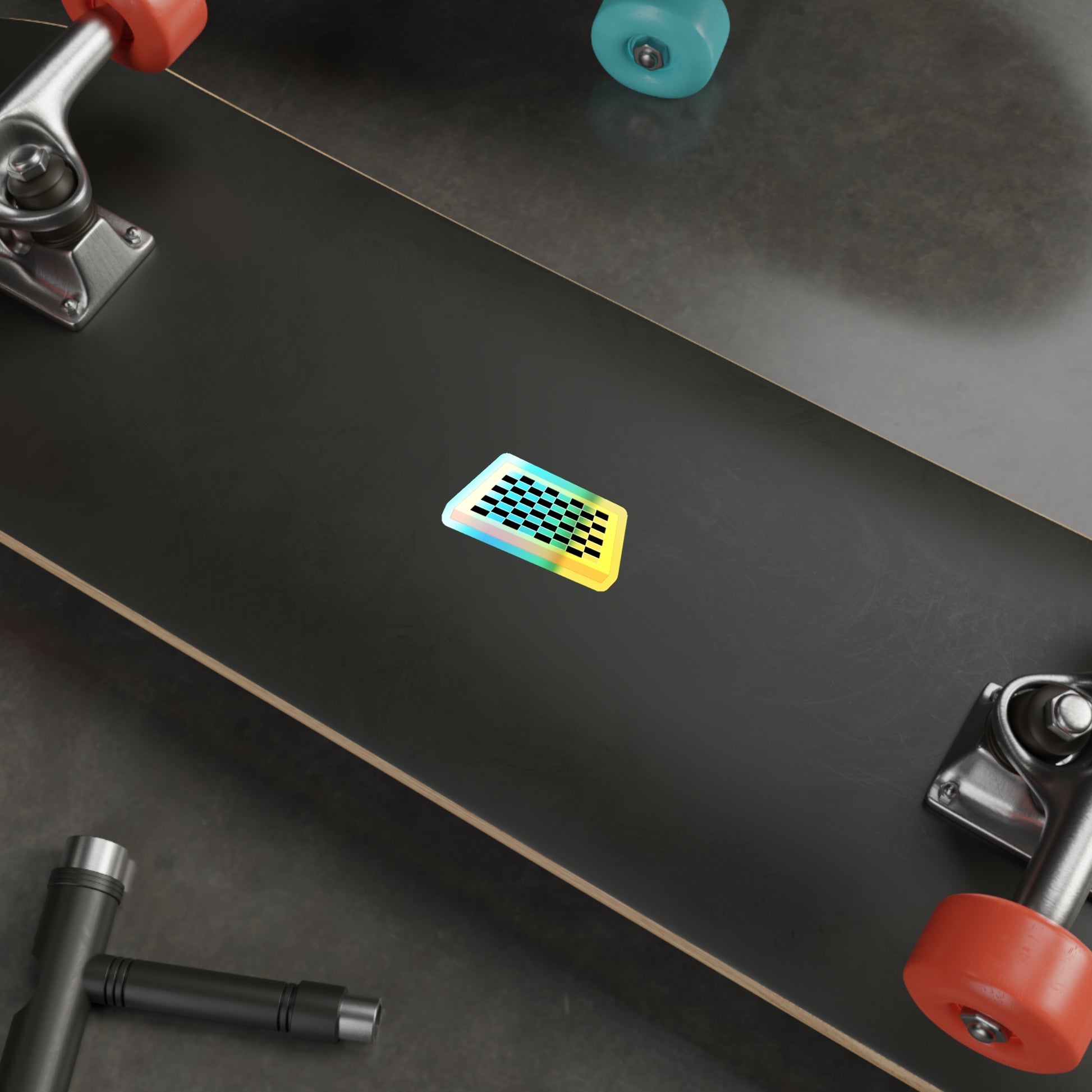 Vibrant Holographic Die-Cut Stickers | Perfect for Skateboards & Personalization