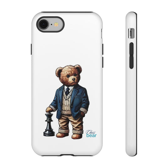 Stylish Bear Chess Phone Case - Tough Cases for Chess Lovers