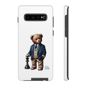 Стилен калъф за телефон Bear Chess - здрави калъфи за любителите на животни