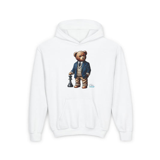 Dapper Bear Youth Hoodie - Стилен и уютен суичър за деца 