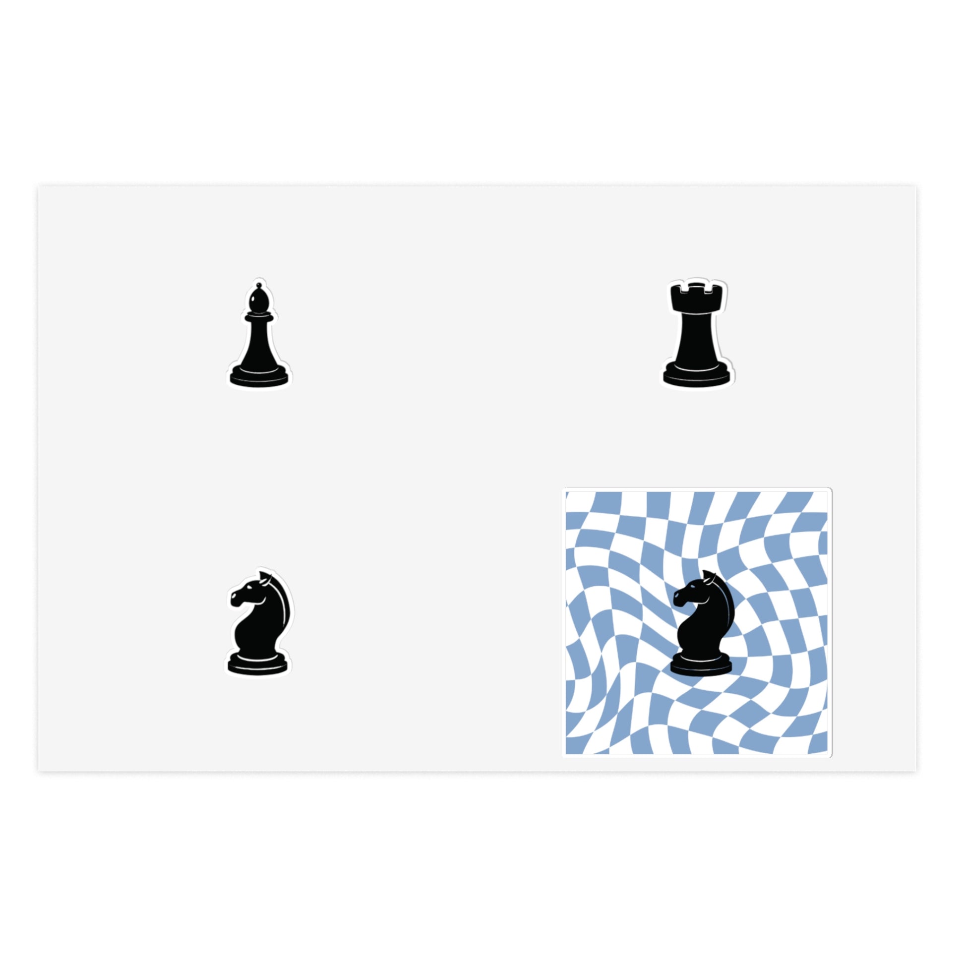 Chess-Themed Sticker Sheets for Game Lovers | Fun Office Décor & Gifts