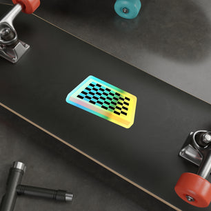 Vibrant Holographic Die-Cut Stickers | Perfect for Skateboards & Personalization