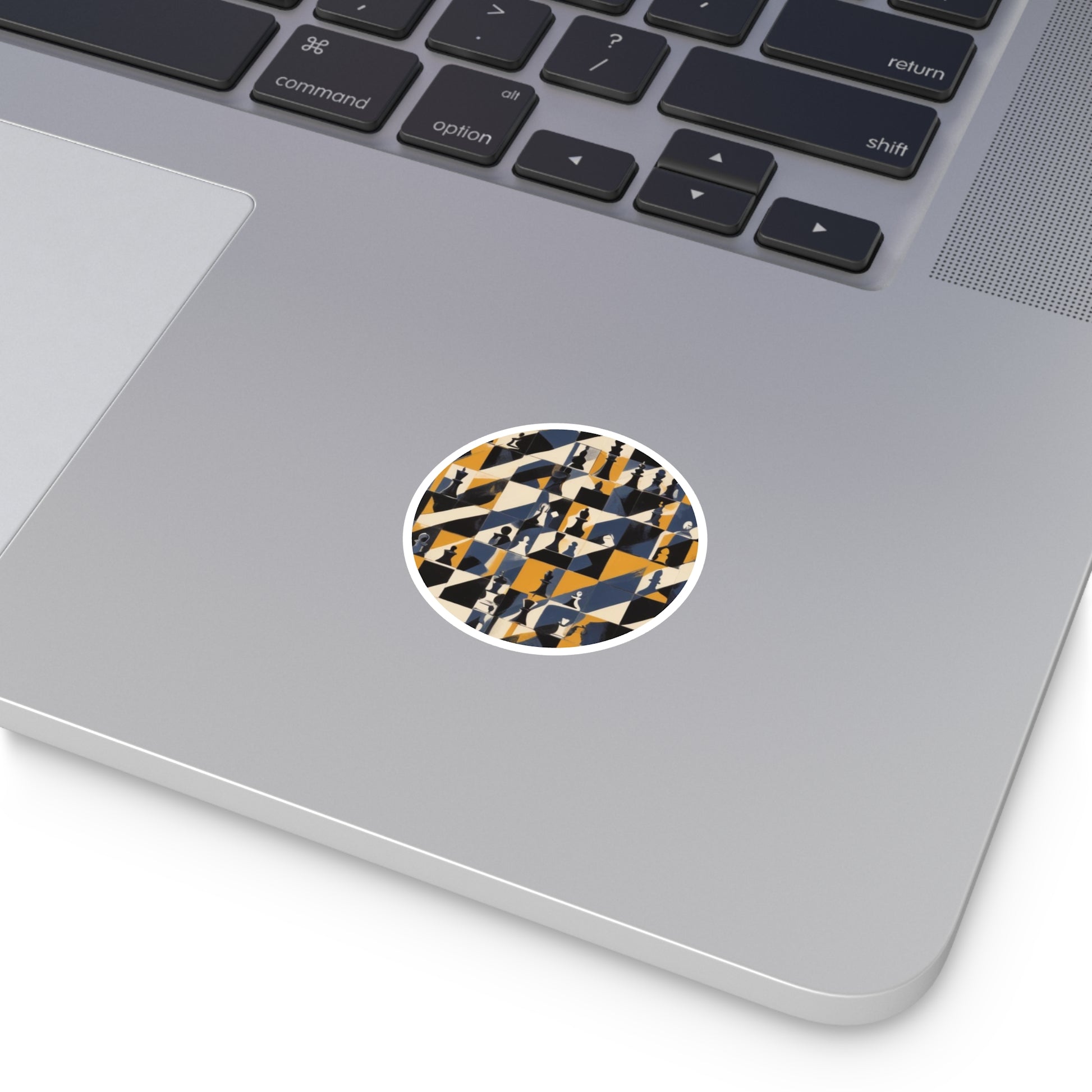 Chic Chess Design Round Stickers for Home & Office Decor