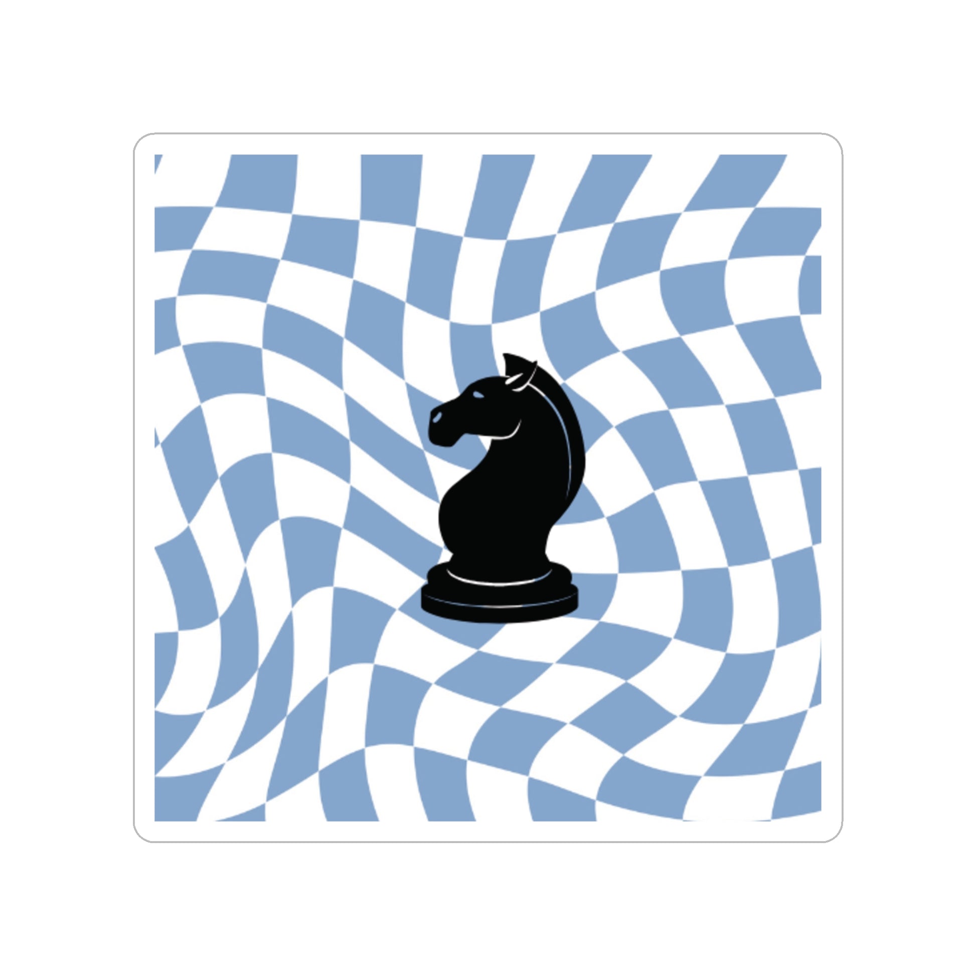 Die-Cut Chess Knight  Sticker - Cool & Unique Design for Gamers