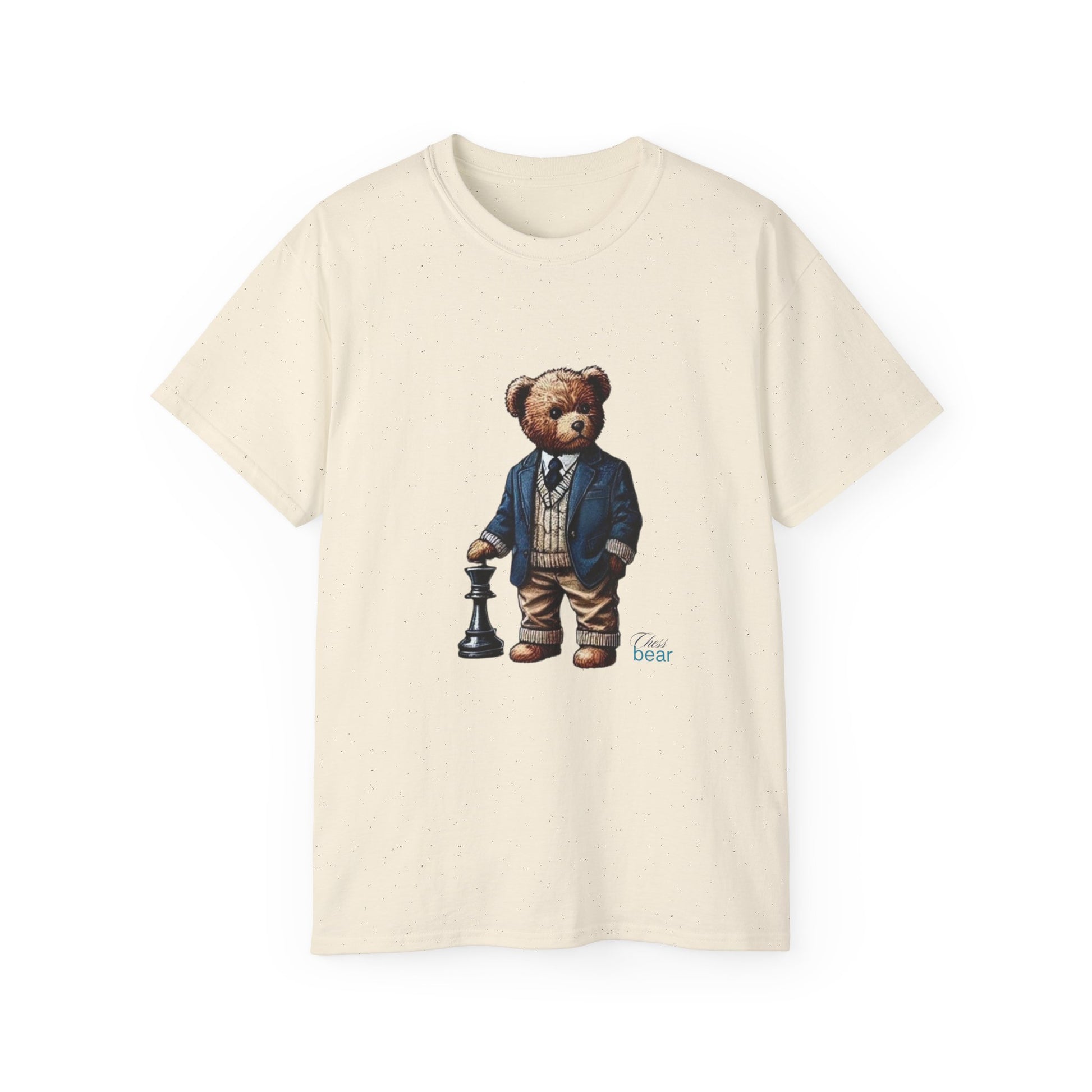 Stylish Bear Chess Graphic Tee - Unisex Ultra Cotton T-Shirt
