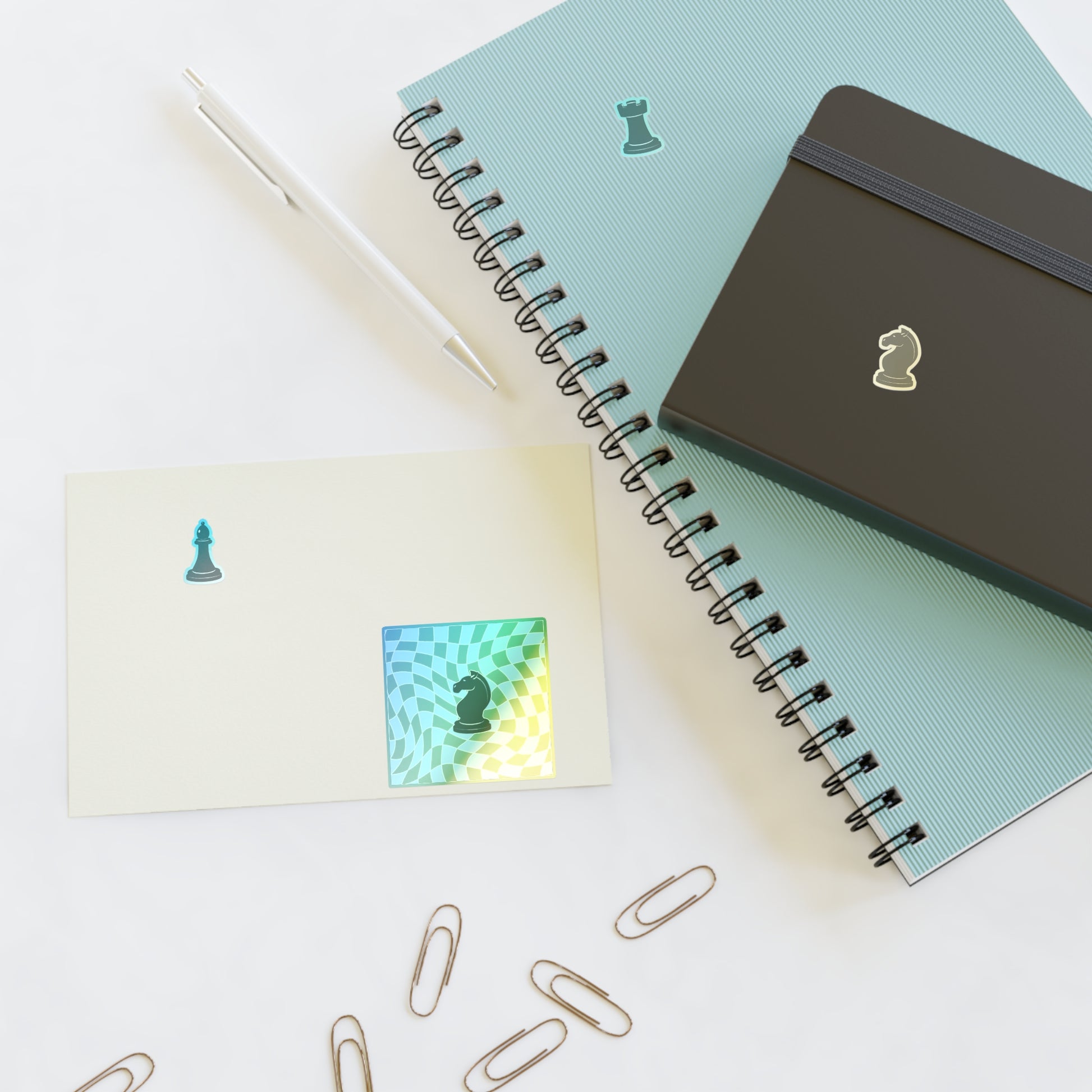 Chess-Themed Sticker Sheets for Game Lovers | Fun Office Décor & Gifts
