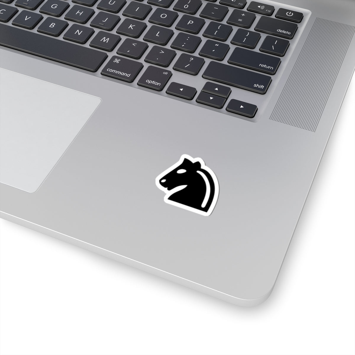 Elegant Black Horse Chess Kiss-Cut Stickers - Perfect for Gamers and Chess Enthusiasts