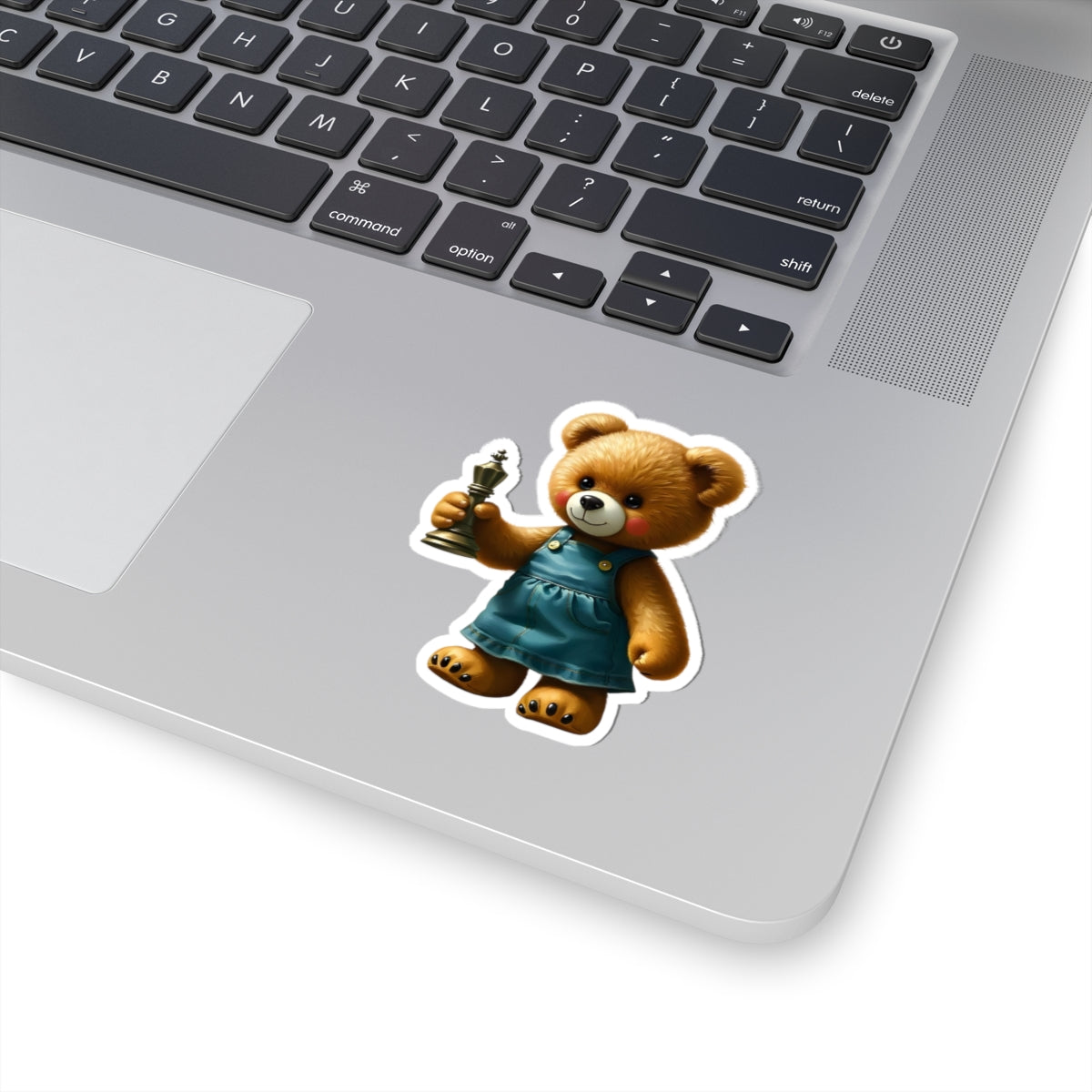 Cute Teddy Bear Chess Stickers - Playful Decor for Kids & Adults