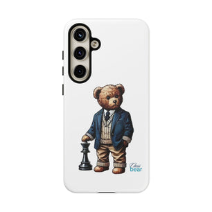 Стилен калъф за телефон Bear Chess - здрави калъфи за любителите на животни