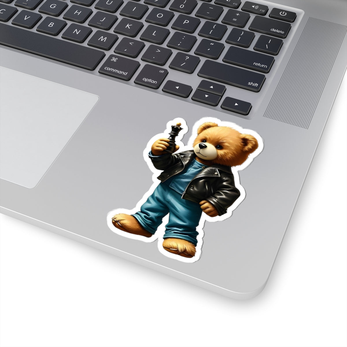 Cool Teddy Bear Kiss-Cut Stickers - Fun Laptop Decals