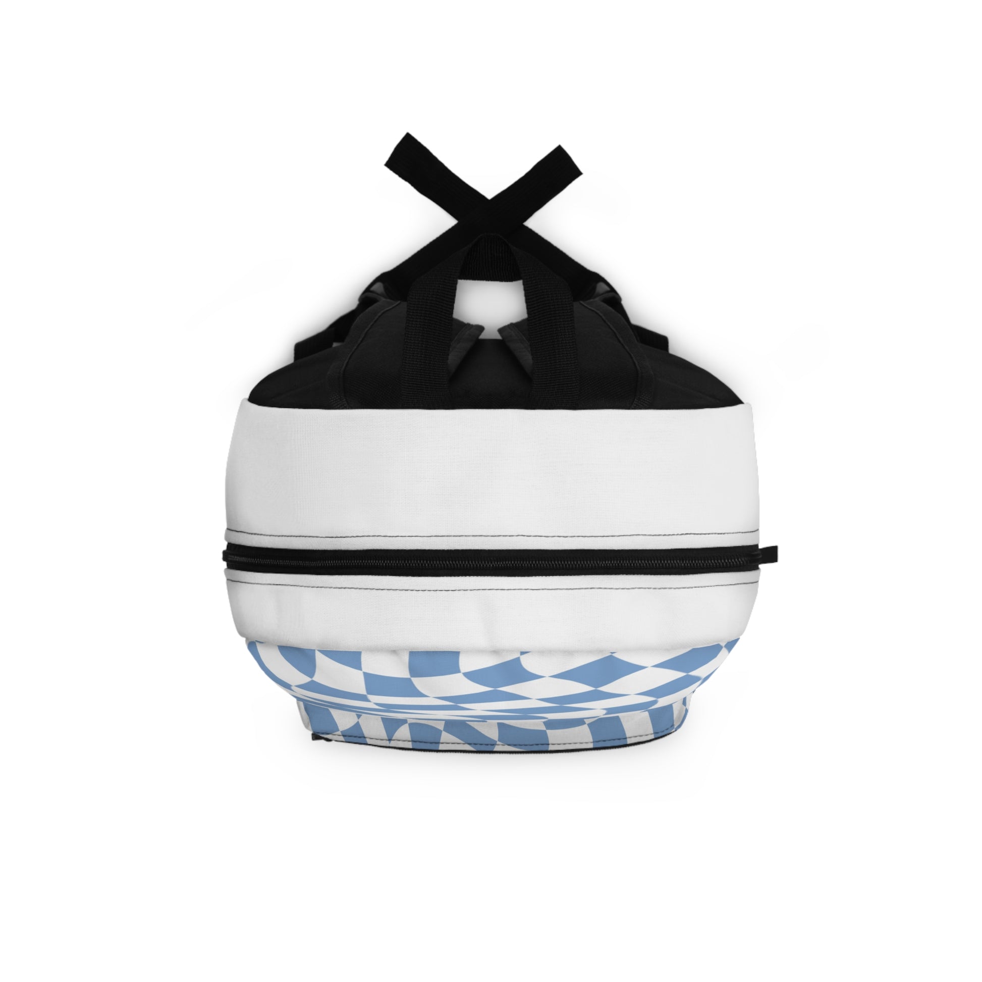 Trendy Blue Chess Backpack - Stylish Everyday Bag for Students and Travelers
