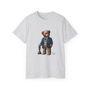 Stylish Bear Chess Graphic Tee - Unisex Ultra Cotton T-Shirt