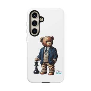 Стилен калъф за телефон Bear Chess - здрави калъфи за любителите на животни