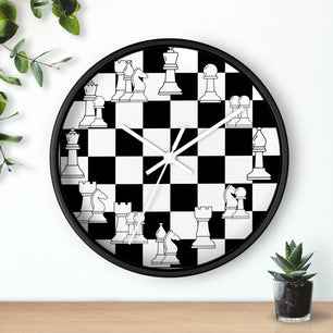 Chess Pieces Wall Clock