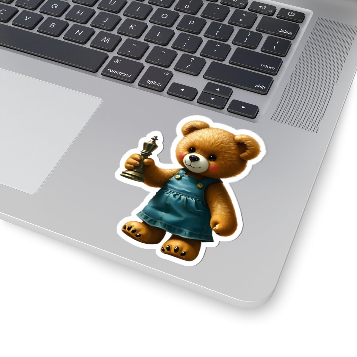 Cute Teddy Bear Chess Stickers - Playful Decor for Kids & Adults