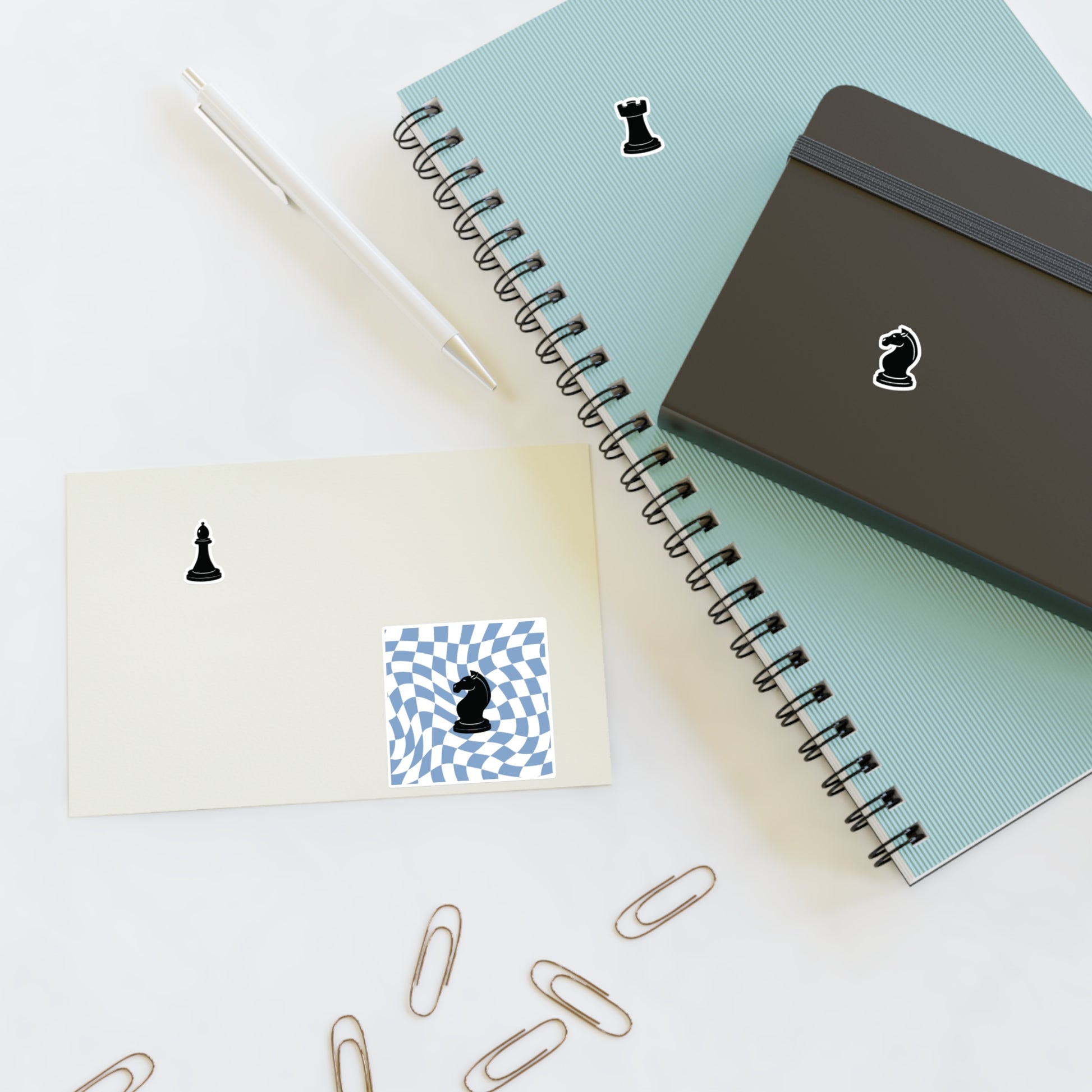 Chess-Themed Sticker Sheets for Game Lovers | Fun Office Décor & Gifts