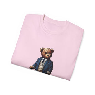 Stylish Bear Chess Graphic Tee - Unisex Ultra Cotton T-Shirt