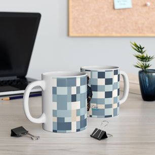 Vintage Chess Bear Ceramic Mug - 11oz & 15oz Sizes